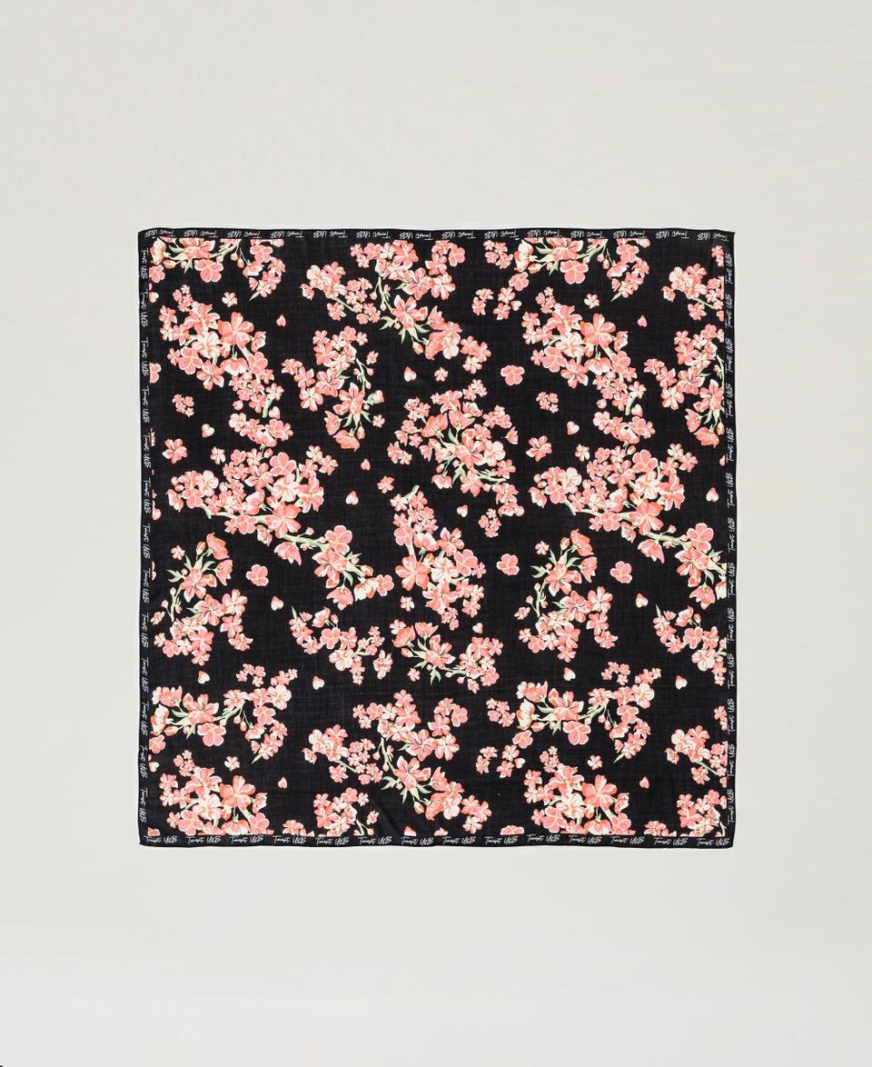 Twin Set Kefiah con stampa a fiori Sconto