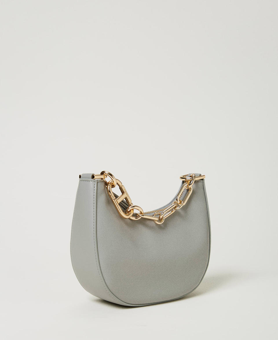 Twin Set Borsa ‘Mini Croissant’ con chiusura Oval T Qualità