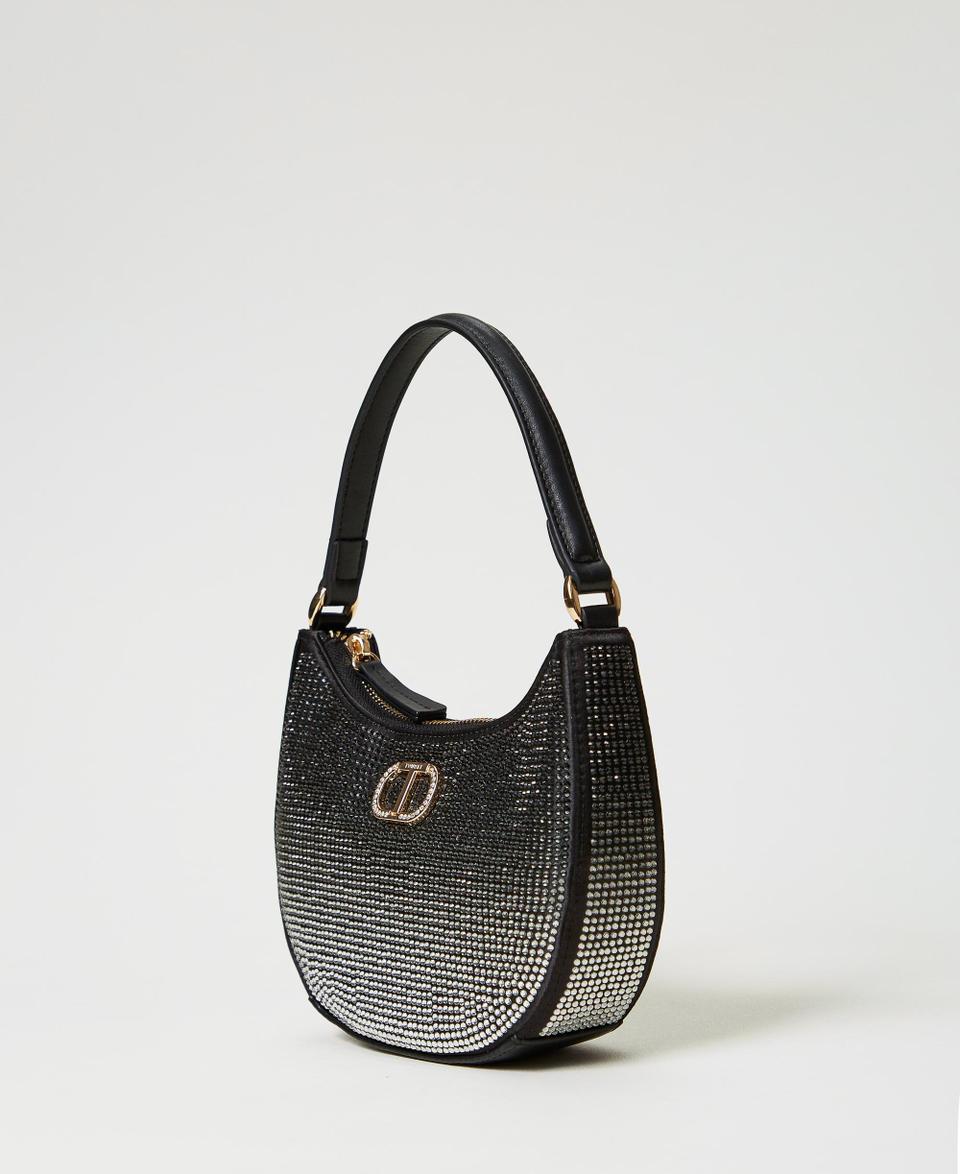 Twin Set Borsa hobo ‘Moon’ con strass Prezzo Ridotto