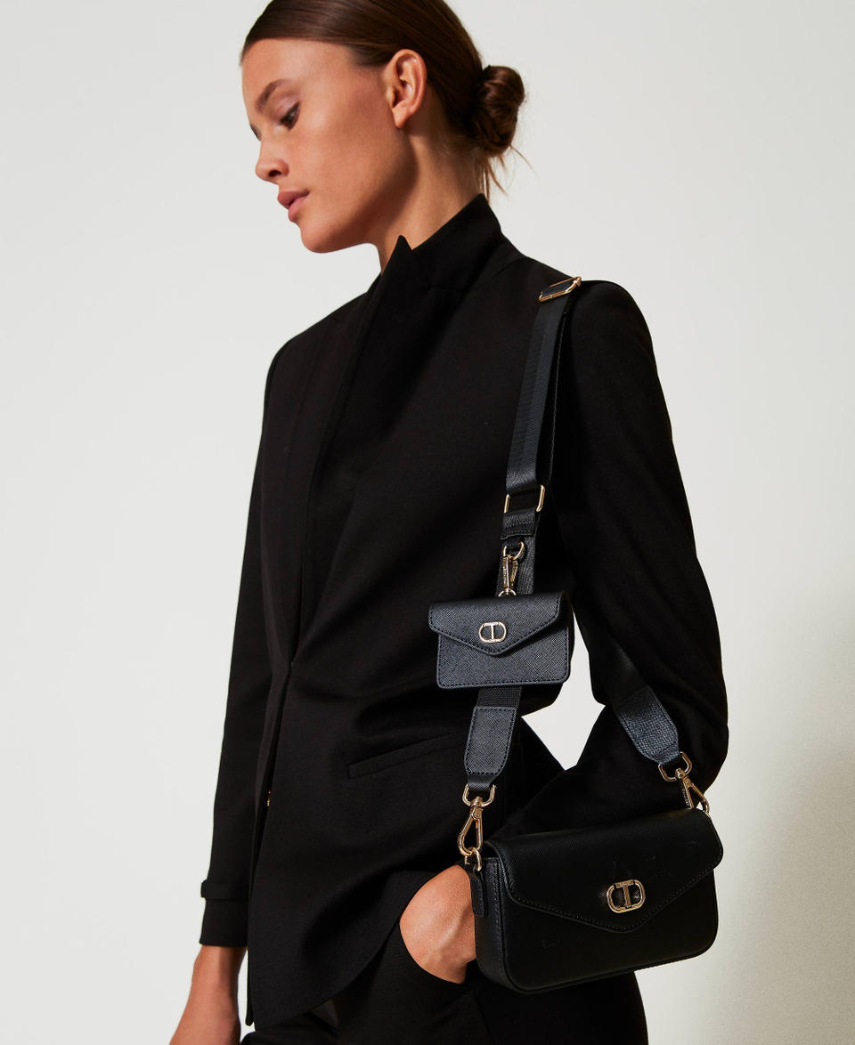 Twin Set Mini borsa a tracolla con portacarte In Linea