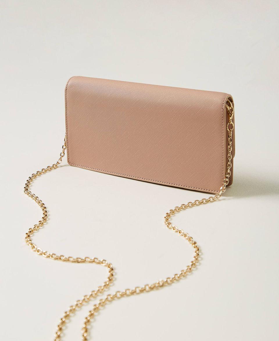 Twin Set Mini borsa a tracolla con Oval T Consegna Veloce