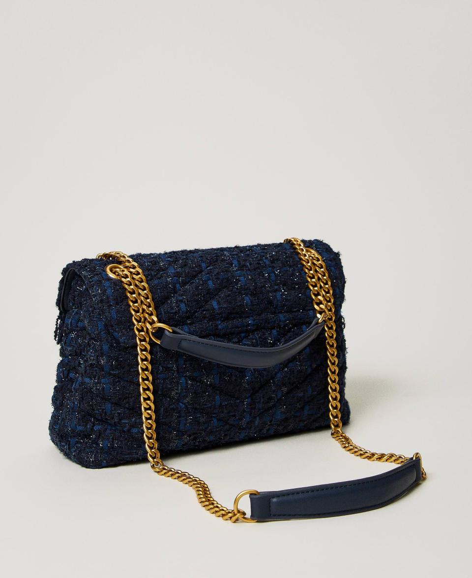 Twin Set Borsa a tracolla 'Dreamy' media in tweed Prezzo Ridotto