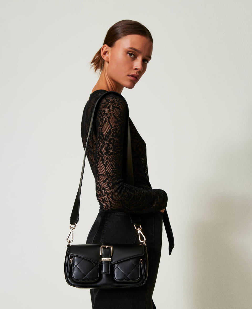 Twin Set Borsa a tracolla con tasche trapuntate Economico