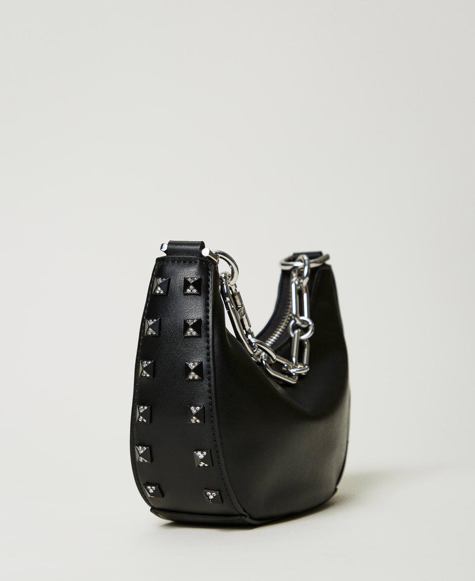 Twin Set Borsa ‘Mini Croissant’ con borchie Outlet