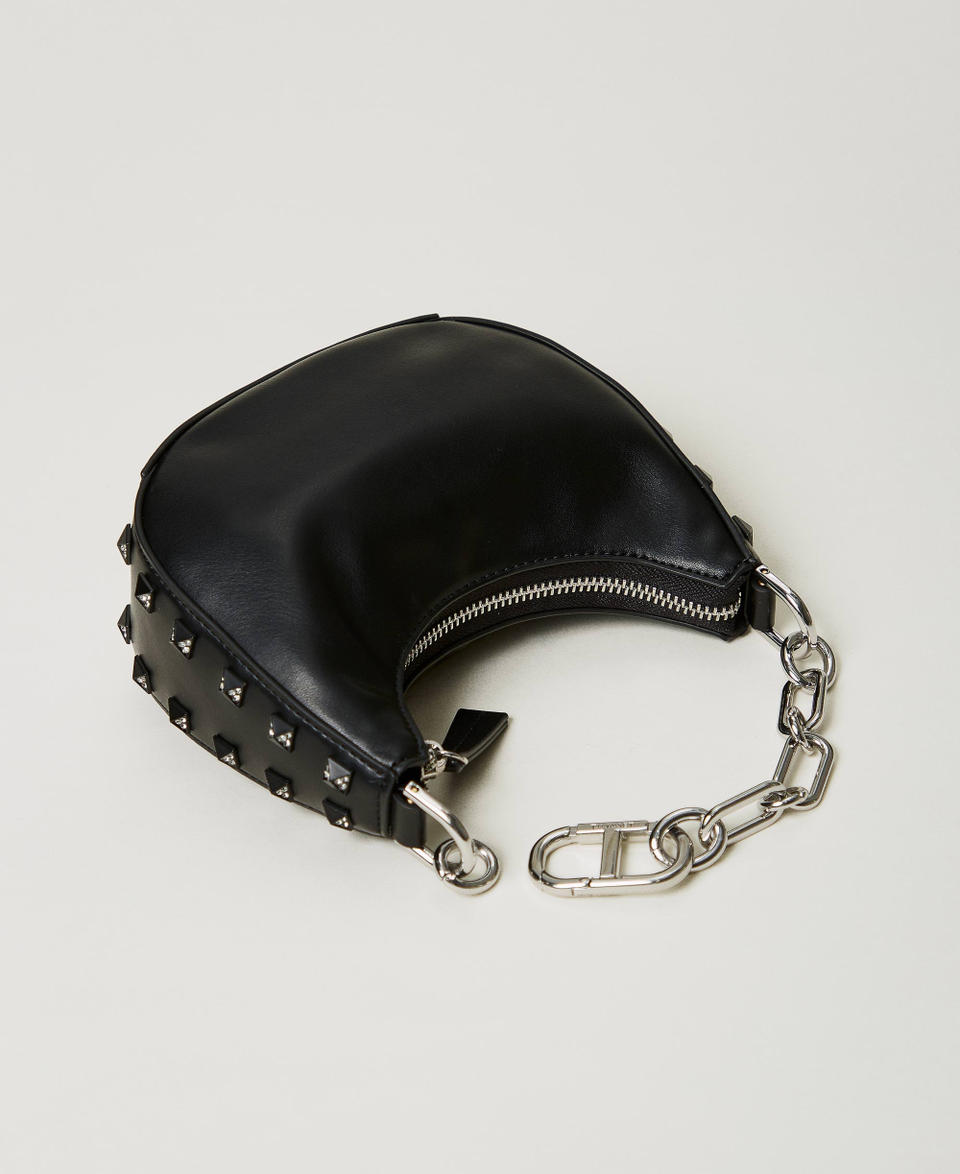 Twin Set Borsa ‘Mini Croissant’ con borchie Outlet