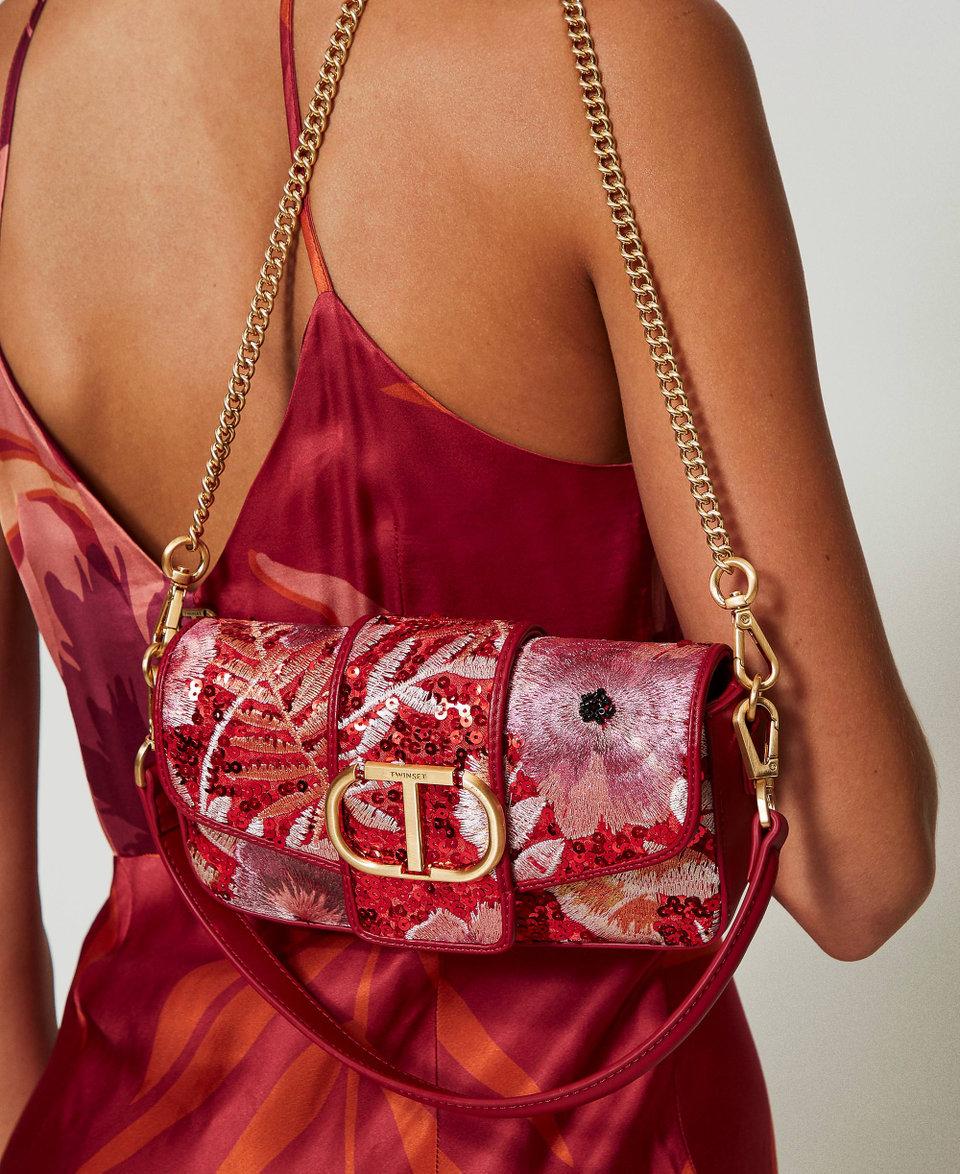 Twin Set Borsa a tracolla 'Amie' piccola con ricamo Vendita Economica
