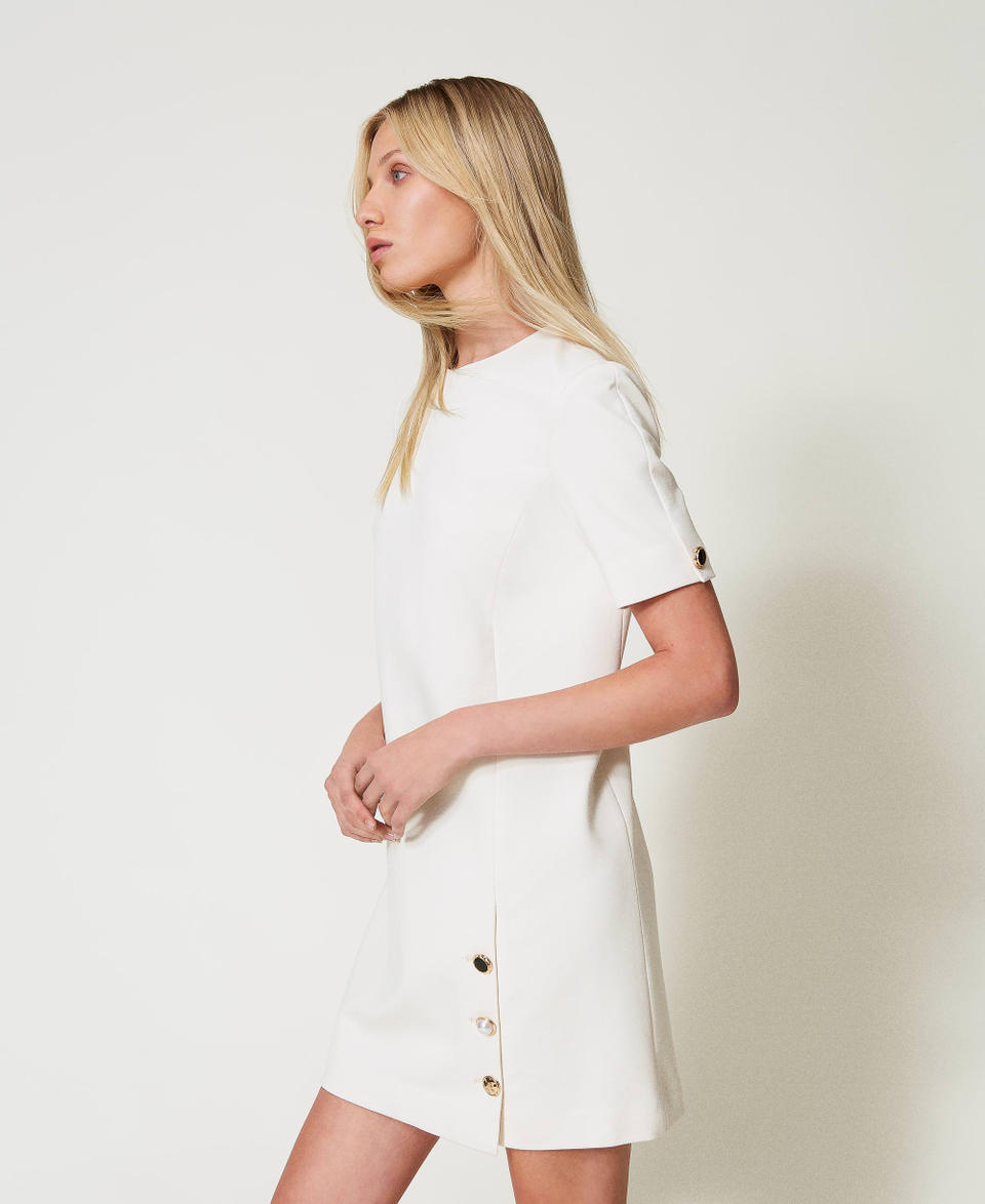 Twin Set Abito corto con bottoni gioiello Cyber Monday