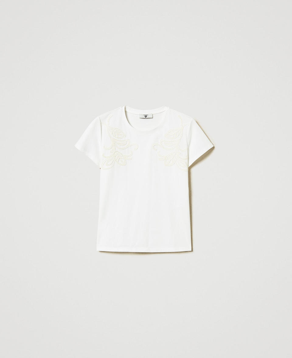 Twin Set T-shirt con ricamo Cornely Affare Del Giorno