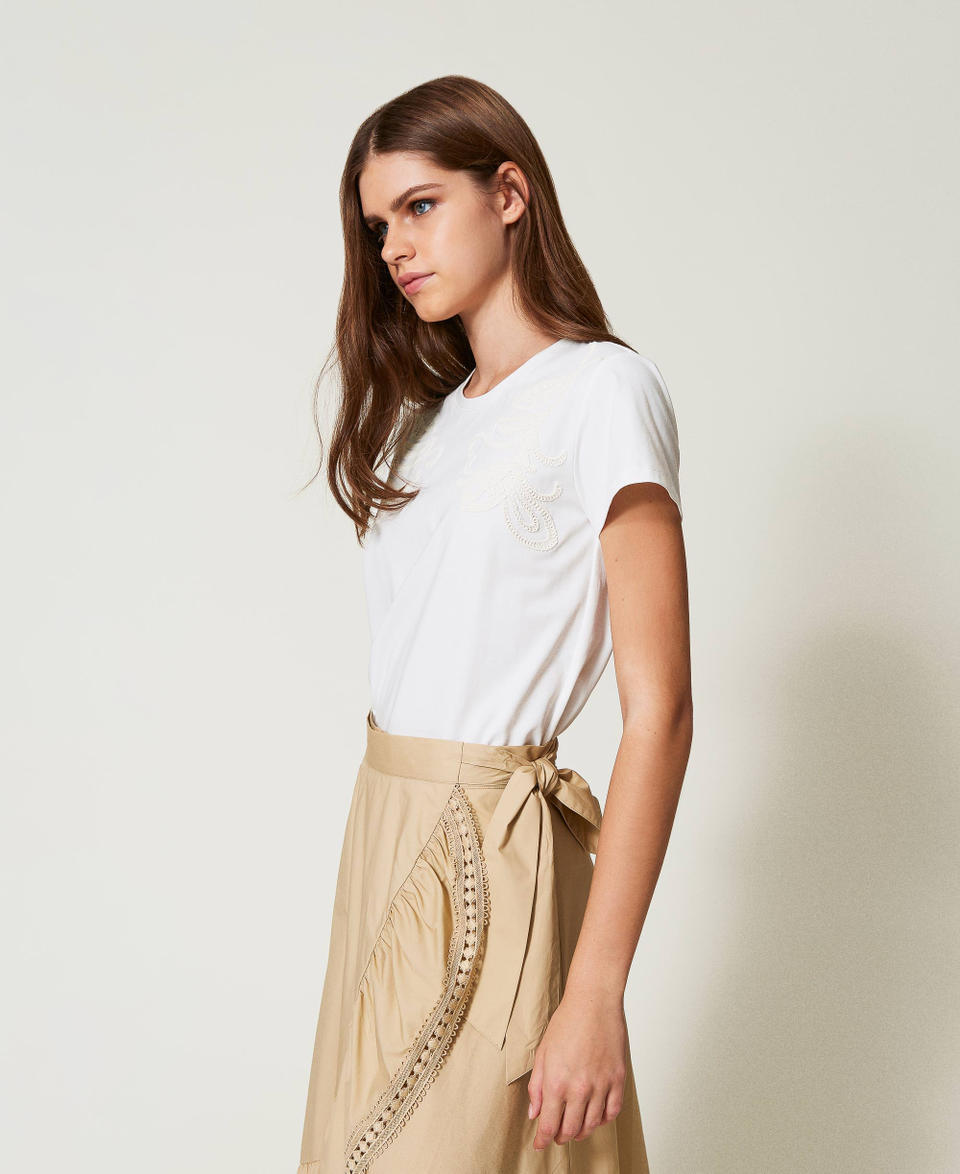 Twin Set T-shirt con ricamo Cornely Affare Del Giorno
