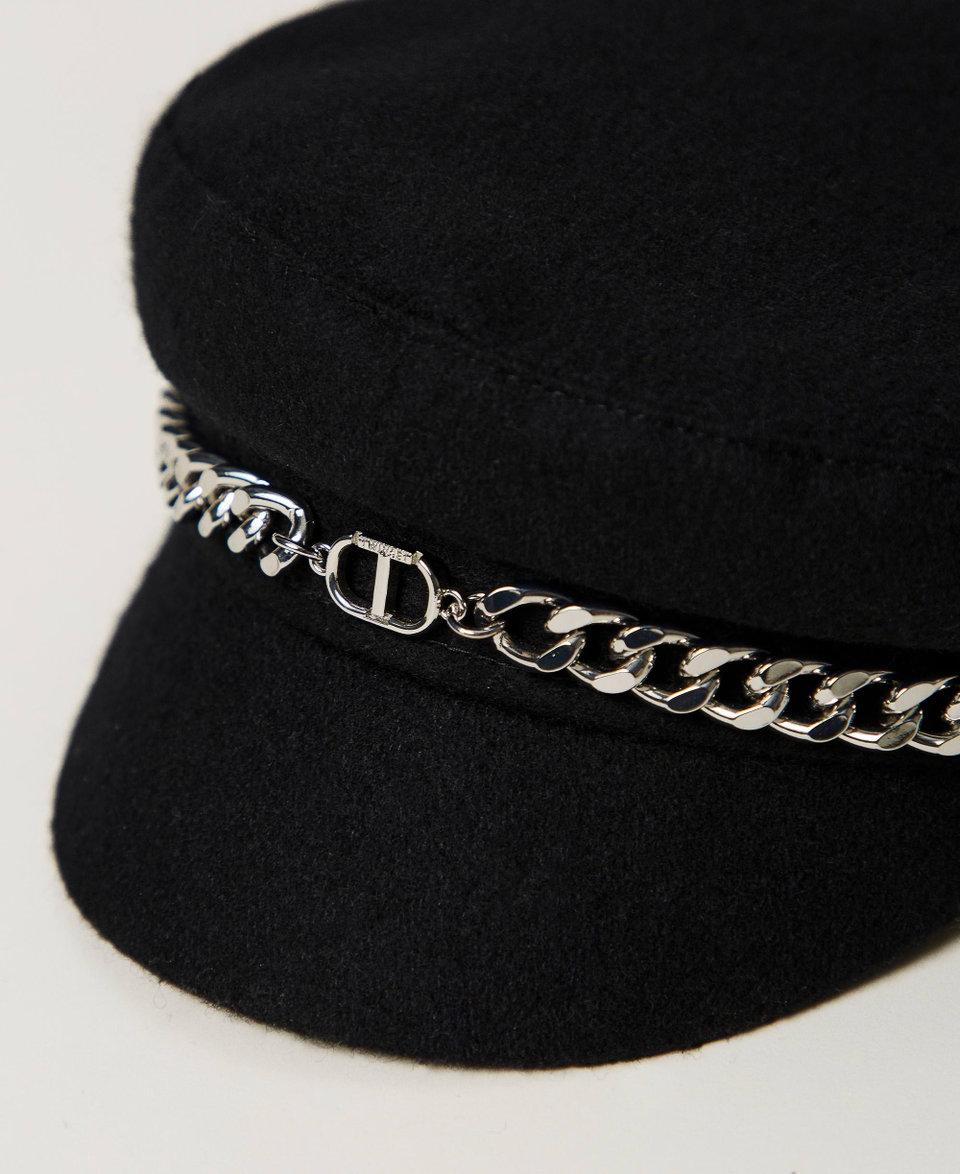 Twin Set Cappello basco in panno Promozione Limitata