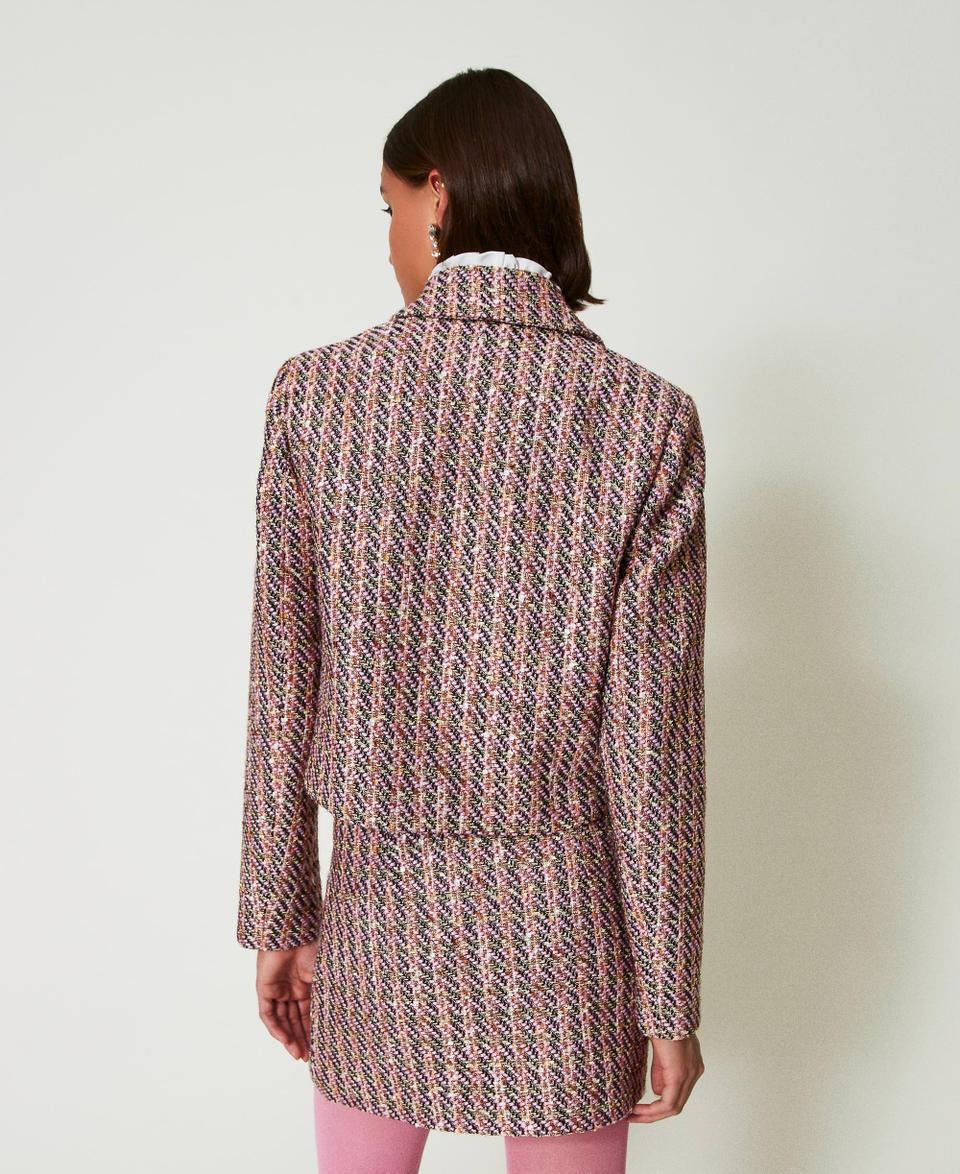 Twin Set Giacca blazer in bouclé e lurex Promozione
