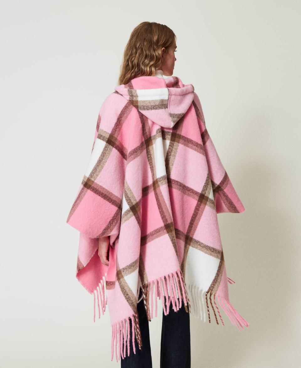 Twin Set Poncho in panno con frange Spedizione Gratuita
