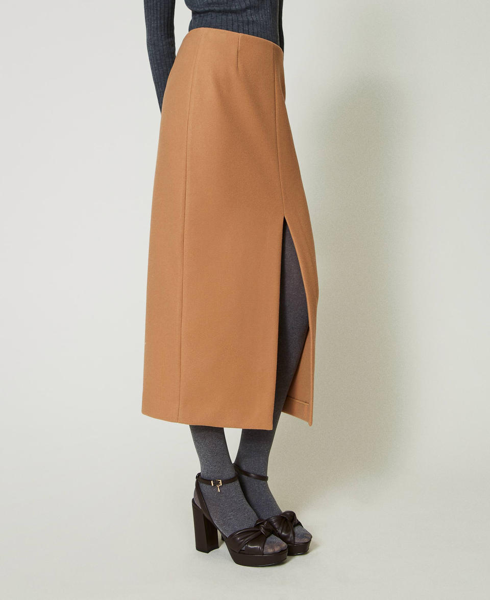 Twin Set Gonna longuette in panno Offerta