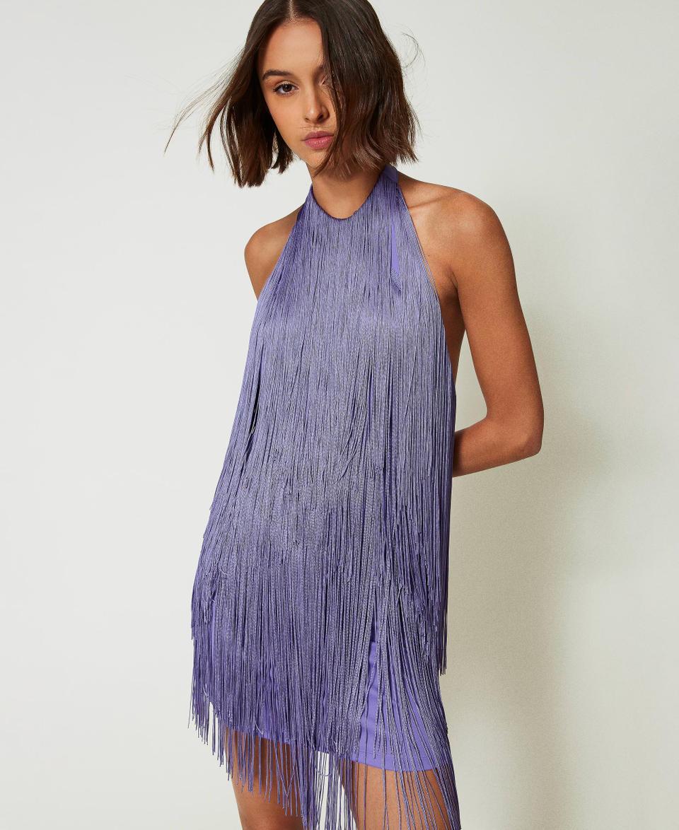 Twin Set Abito corto MYFO con frange Online