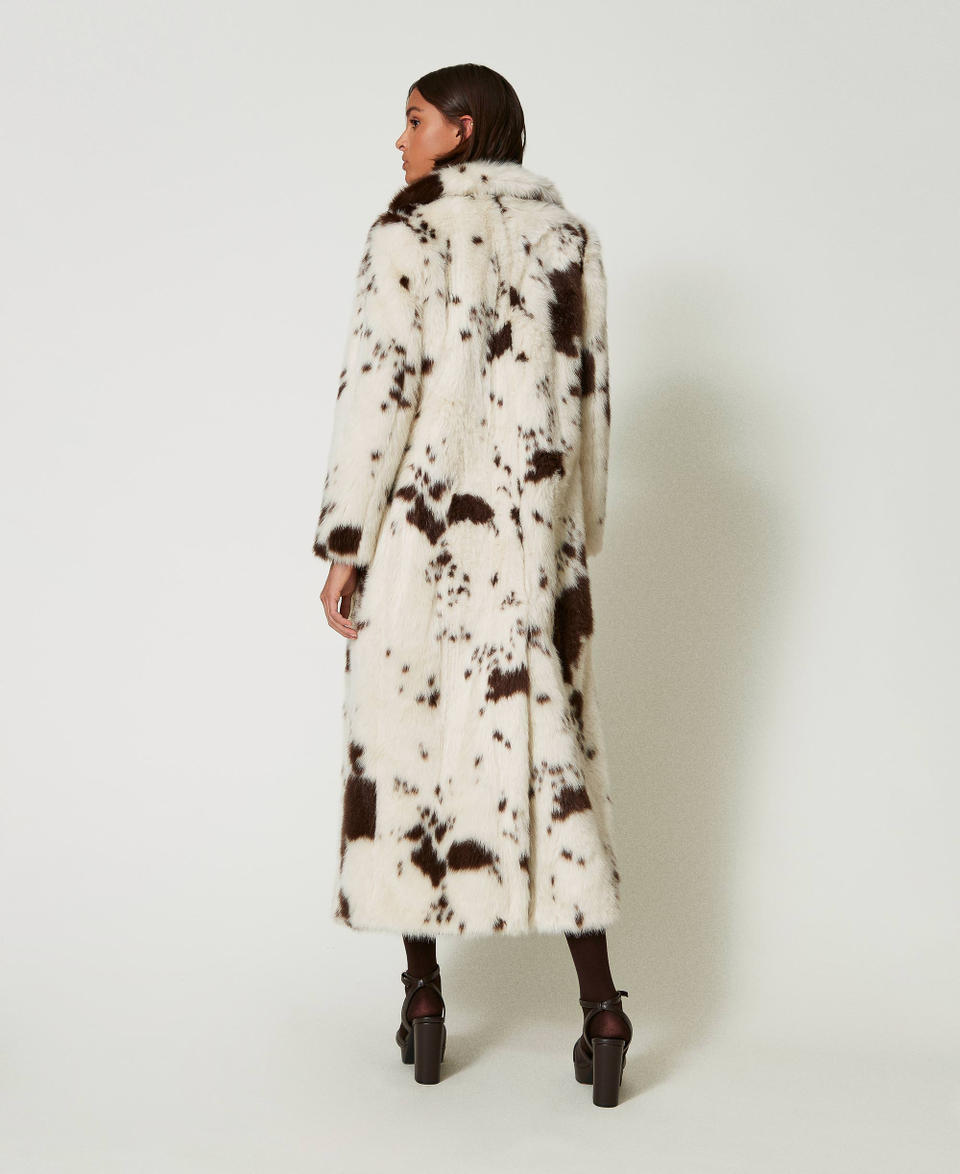 Twin Set Cappotto lungo in faux fur Hotsell