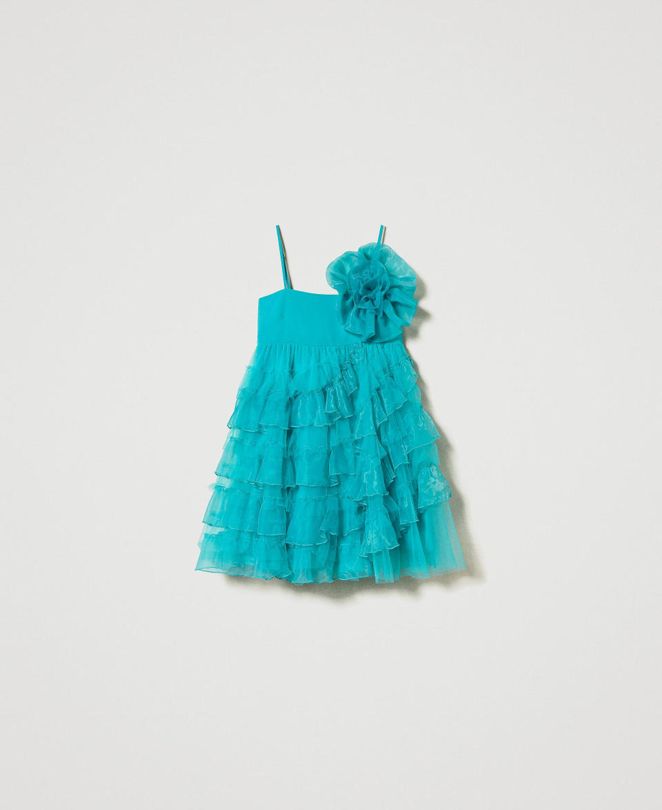 Twin Set Abito corto in tulle e organza Nuova