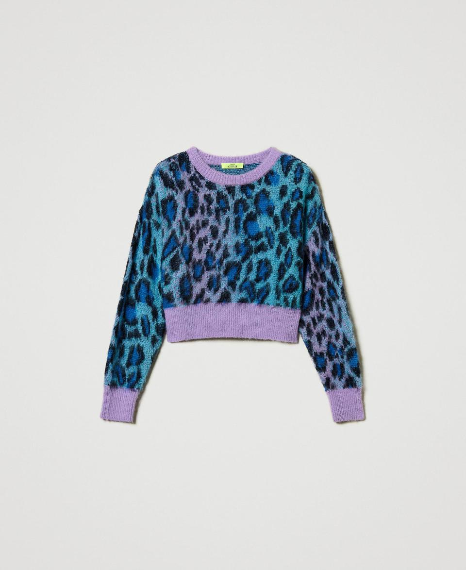 Twin Set Maglia boxy MYFO in maglia jacquard Offerta natalizia