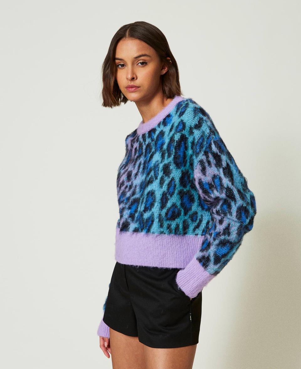 Twin Set Maglia boxy MYFO in maglia jacquard Offerta natalizia