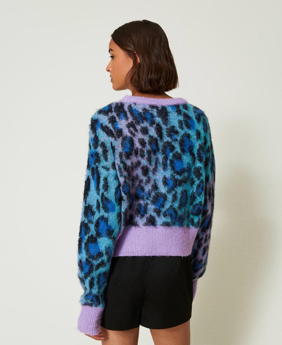Twin Set Maglia boxy MYFO in maglia jacquard Offerta natalizia