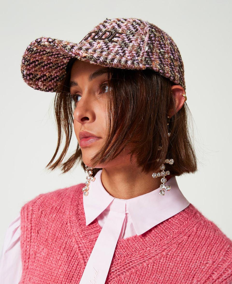 Twin Set Cappello da baseball in bouclé Latest fashion