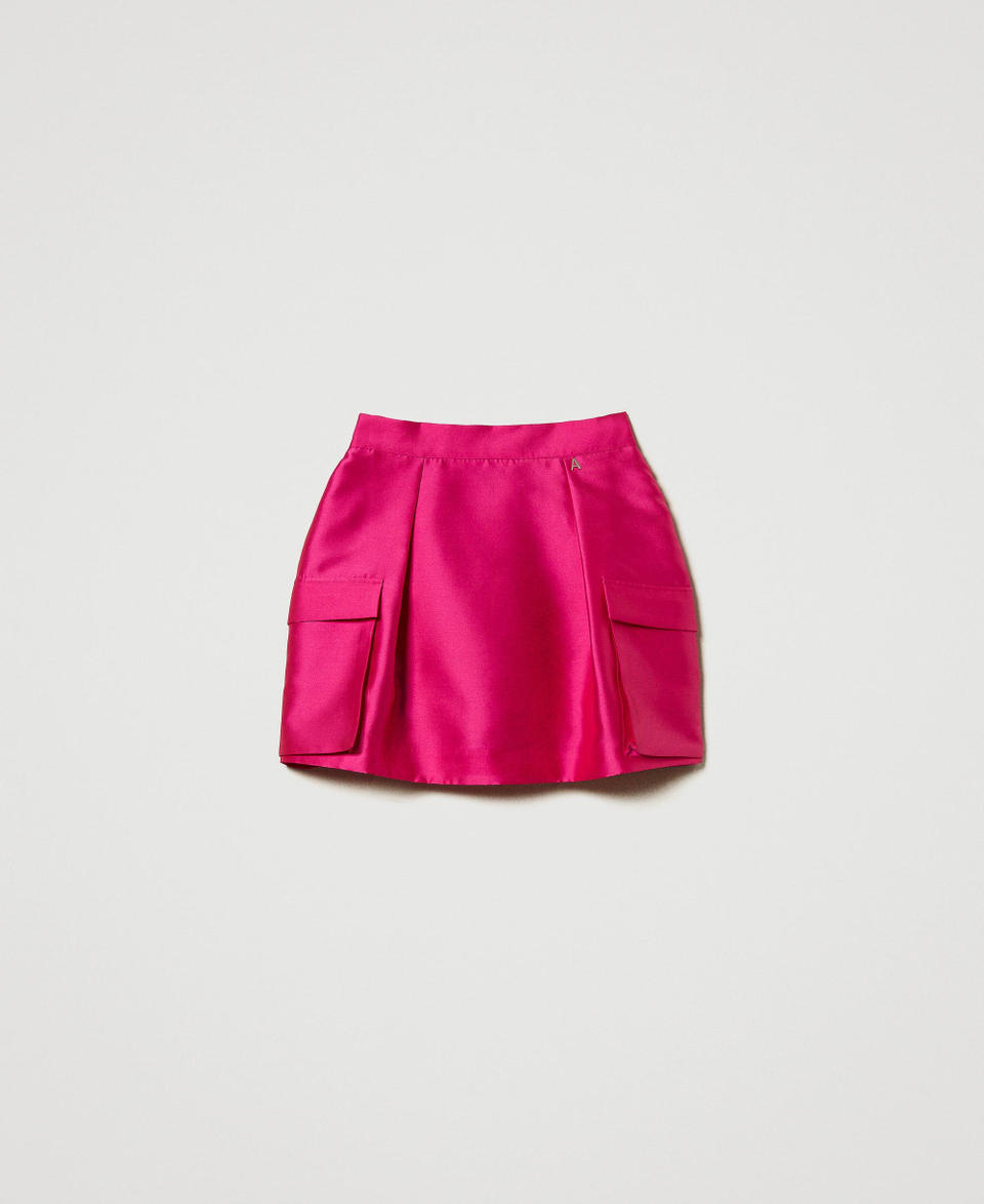 Twin Set Minigonna in twill mikado Online Outlet