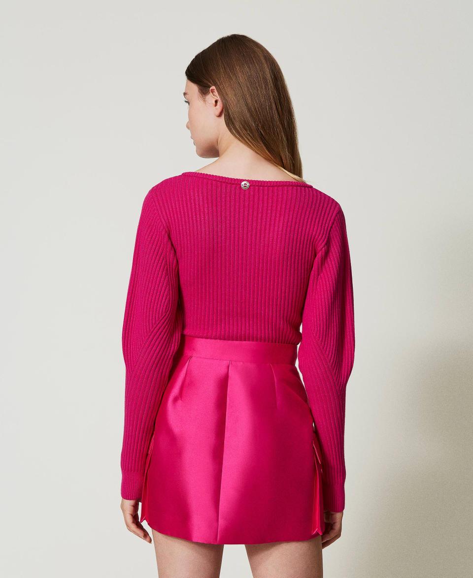 Twin Set Minigonna in twill mikado Online Outlet