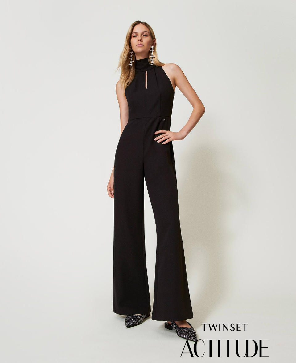 Twin Set Tuta halter in crêpe cady Bestseller