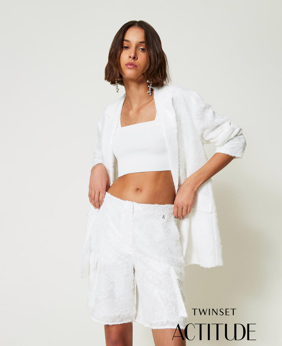 Twin Set Shorts in full paillettes Offerta settimanale