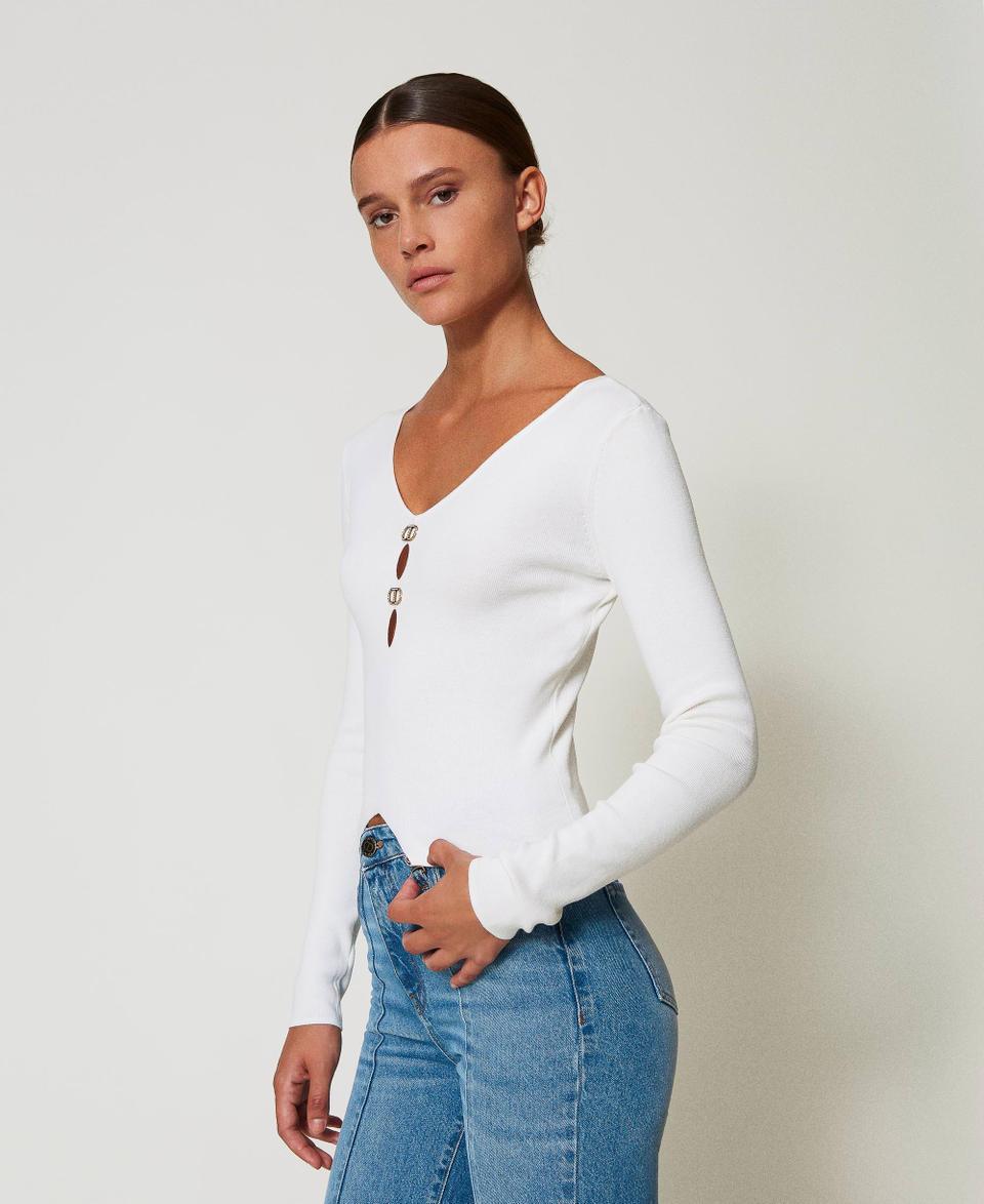 Twin Set Maglia doppio uso con Oval T Ultimi due giorni