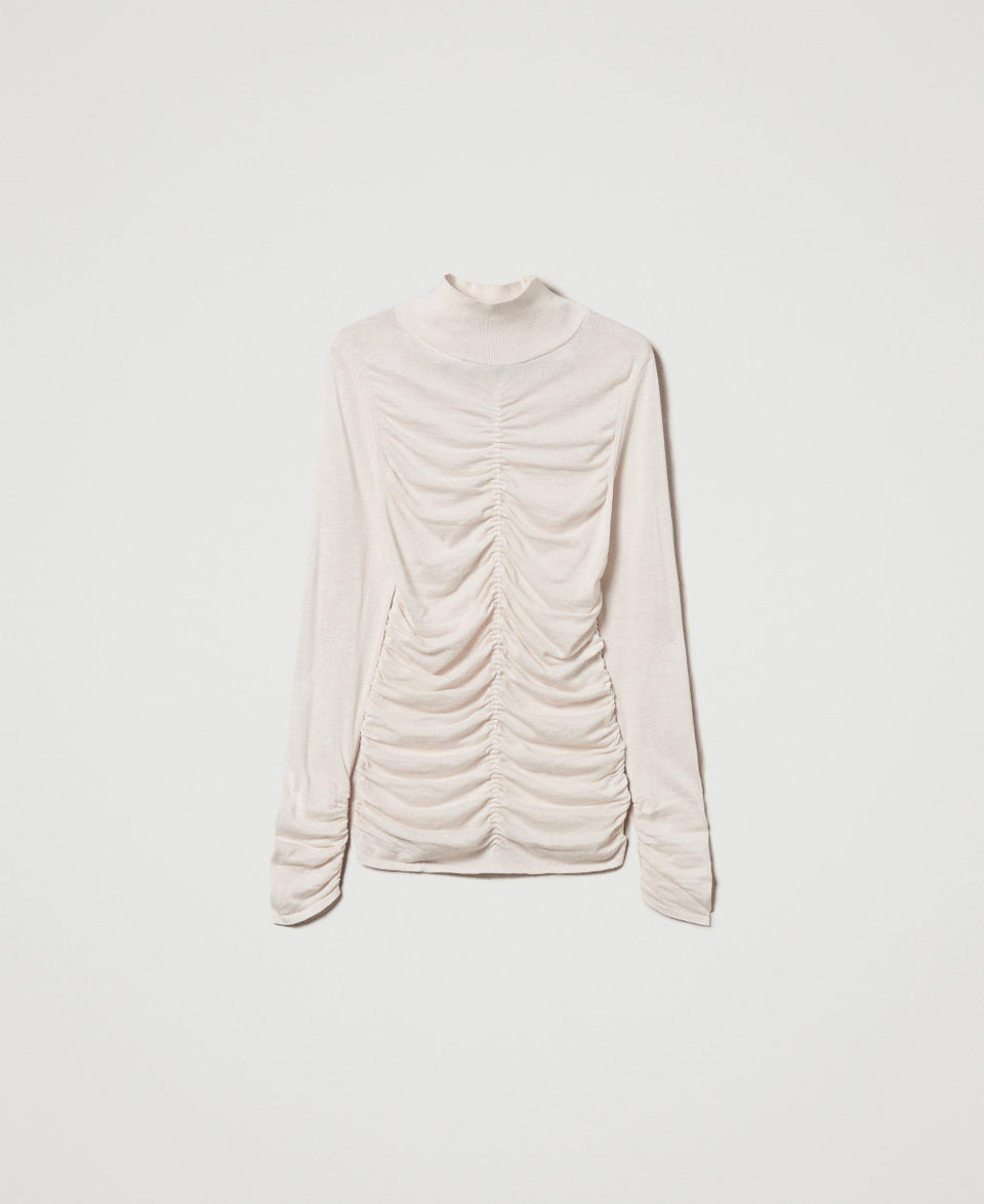 Twin Set Maglia lupetto con arricciatura Super sconto