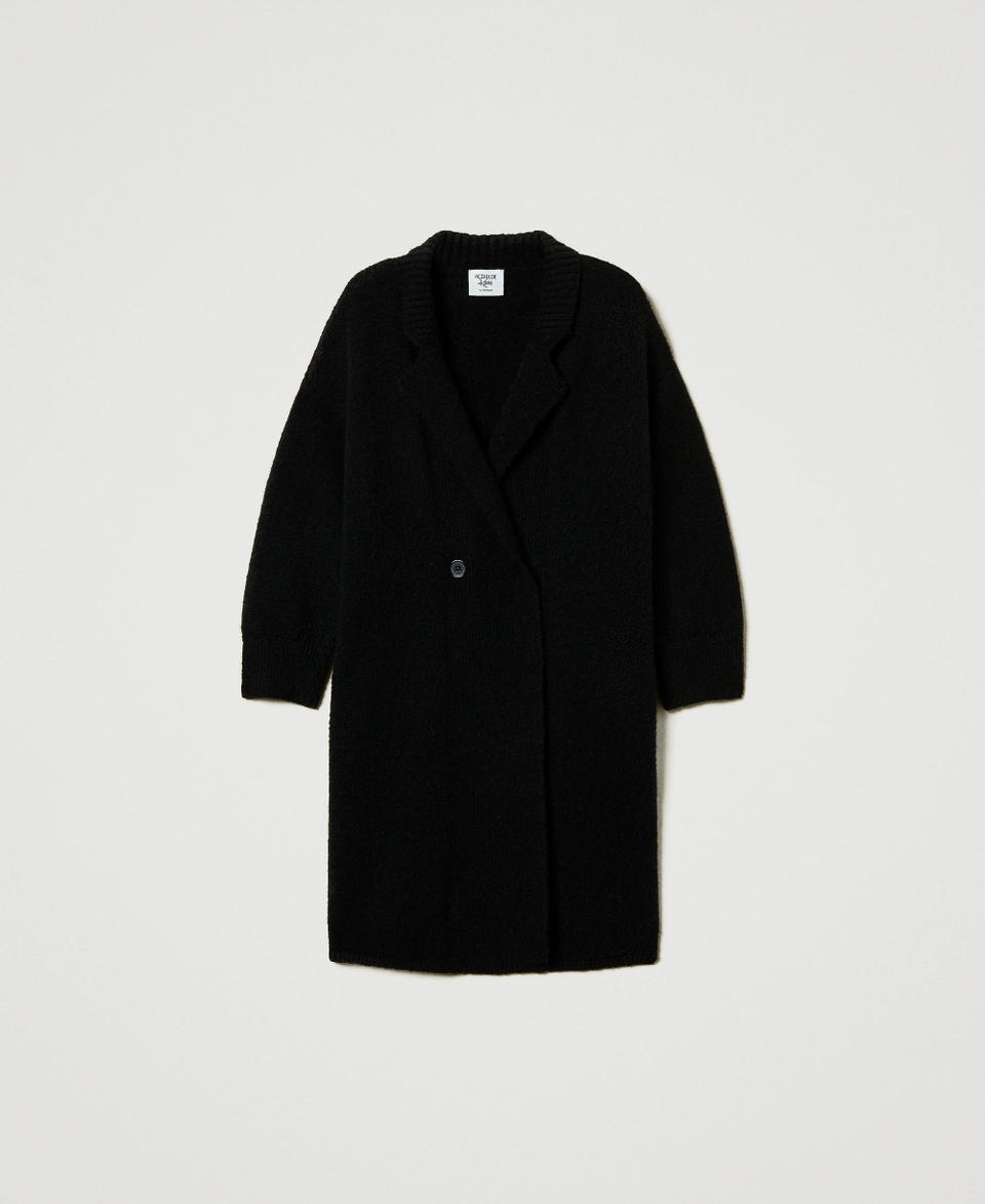 Twin Set Cappotto in filato riciclato bouclé Esporta salva
