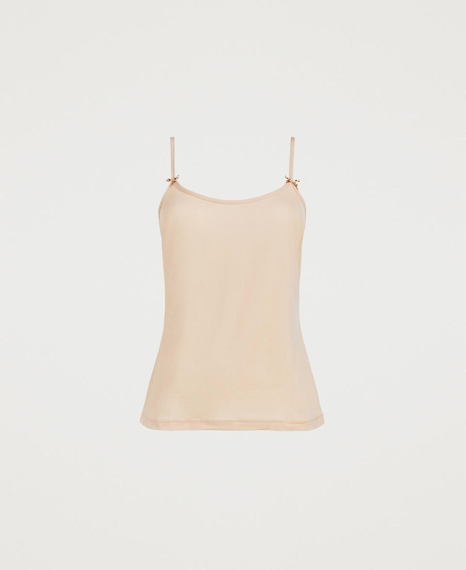 Twin Set Top intimo con fiocchi Sottocosto
