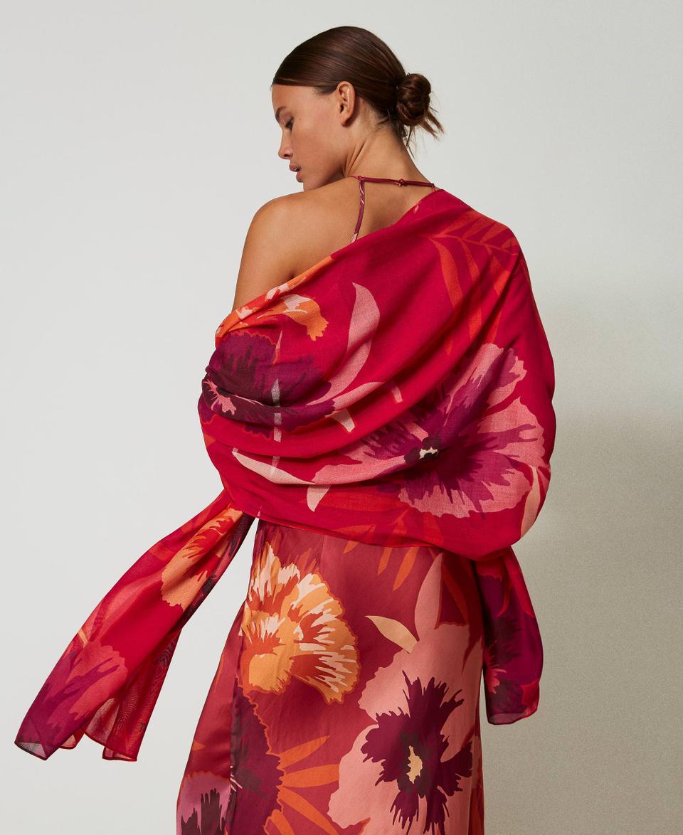 Twin Set Stola a stampa floreale Flash Sale