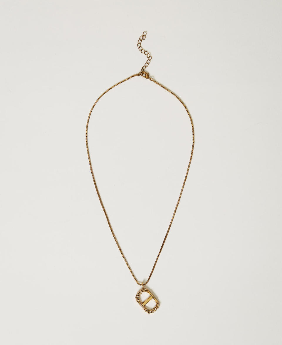 Twin Set Collana con Oval T floreale Shopping online