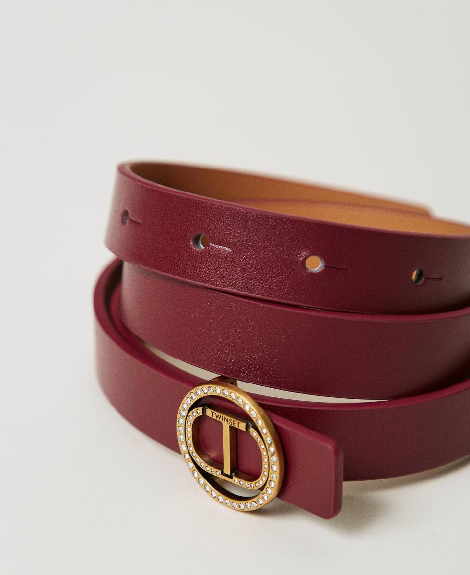 Twin Set Cintura con fibbia Oval T e strass Offerta Giorno del Papà