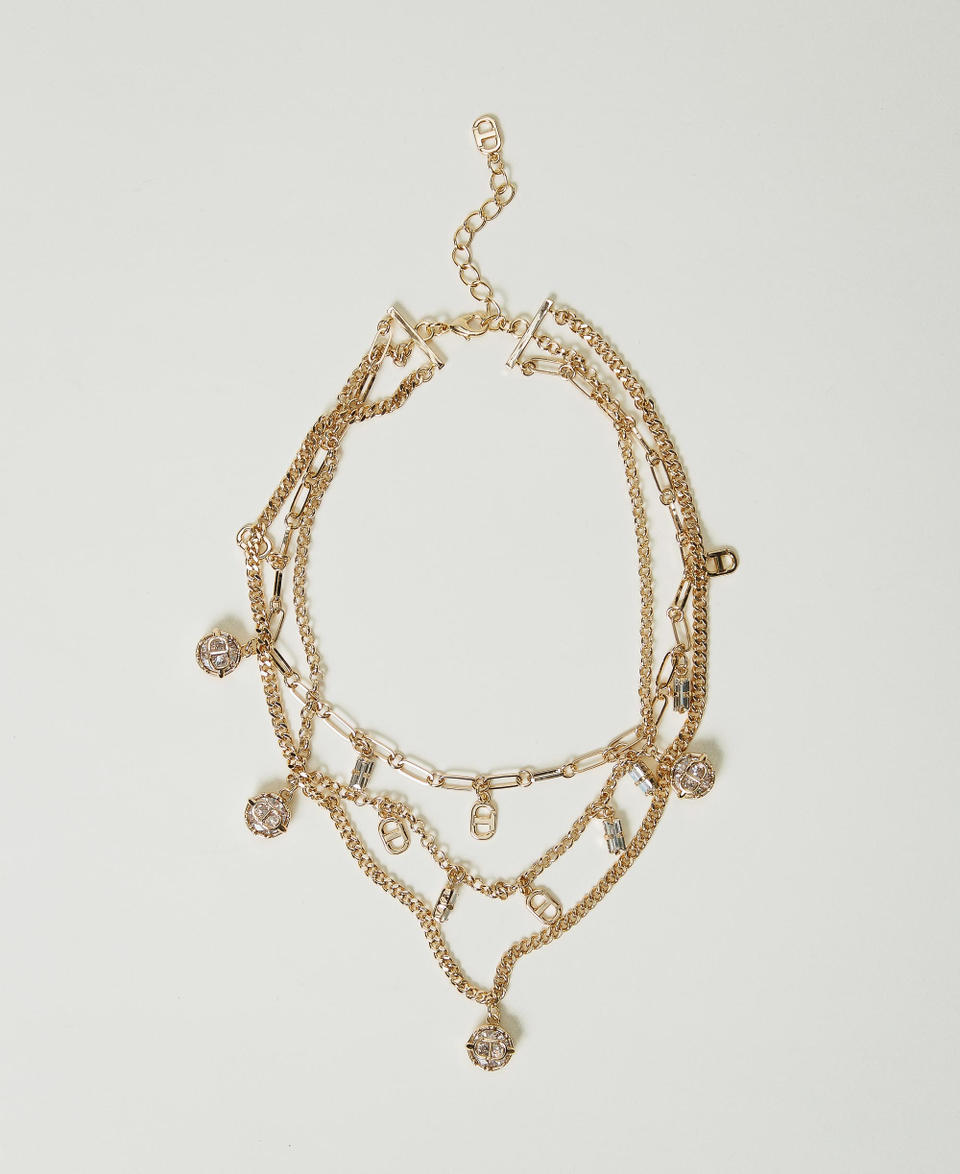 Twin Set Collana multifilo con pendenti Offerta San Valentino