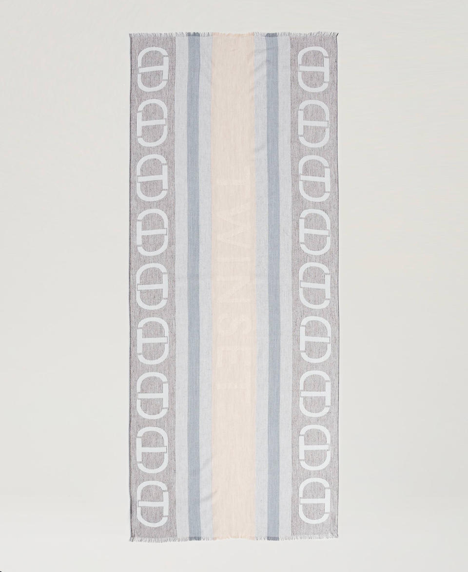 Twin Set Stola jacquard con Oval T Online Outlet
