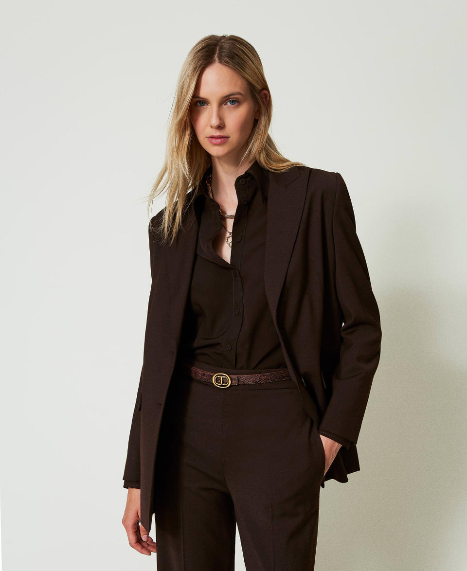 Twin Set Cintura reversibile con stampa snake Nuovi prodotti