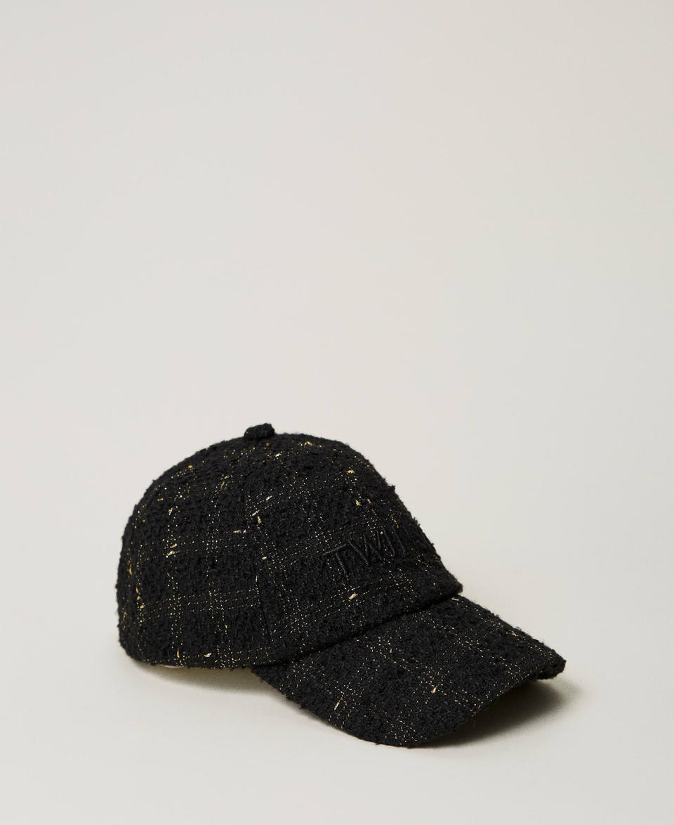Twin Set Cappello da baseball bouclé con logo Fino al 55% di sconto