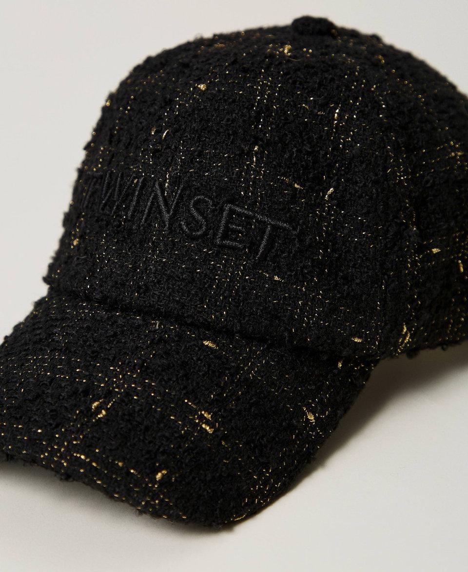 Twin Set Cappello da baseball bouclé con logo Fino al 55% di sconto