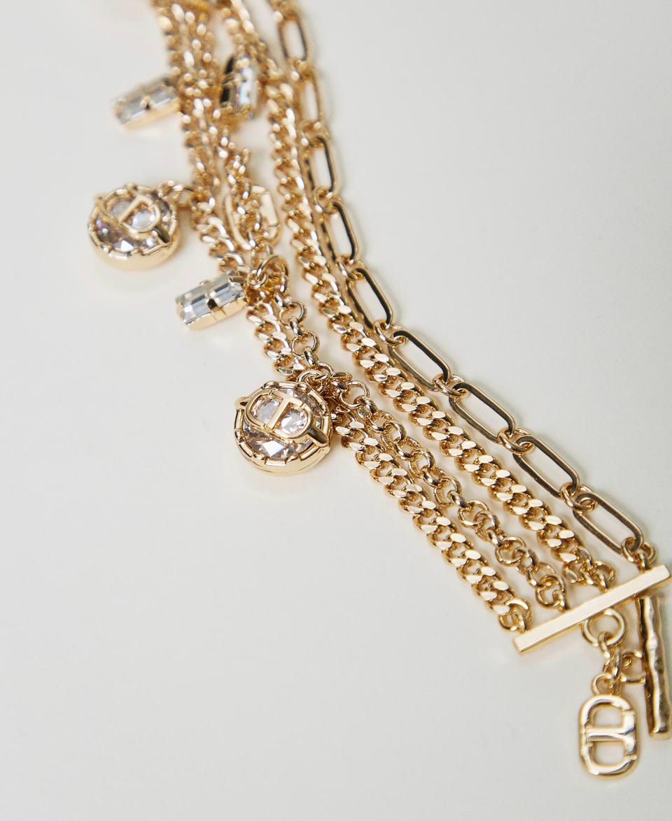 Twin Set Bracciale multifilo con pendenti Esporta salva
