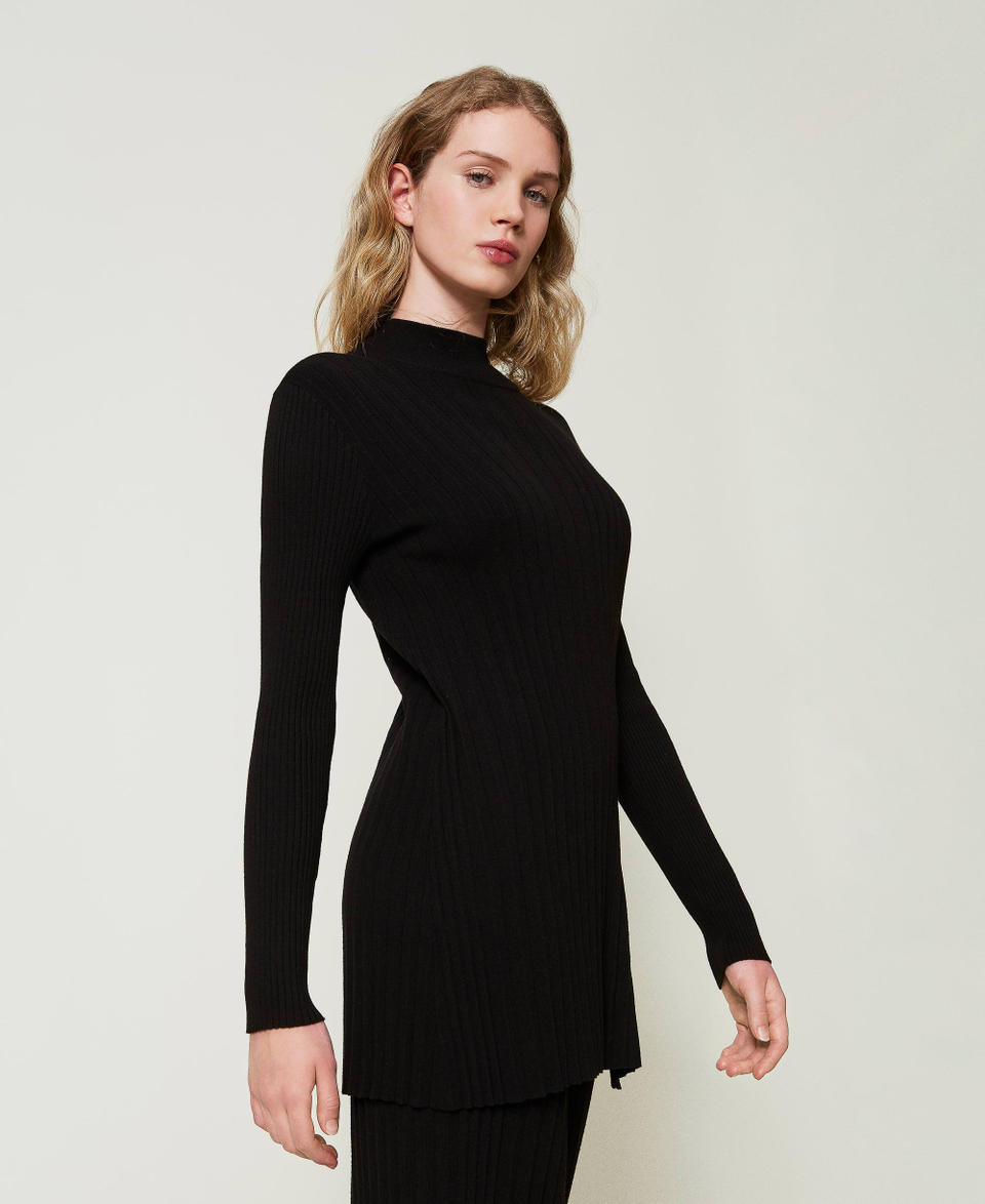 Twin Set Maxi maglia plissé con bottoni 50% di sconto per tempo limitato