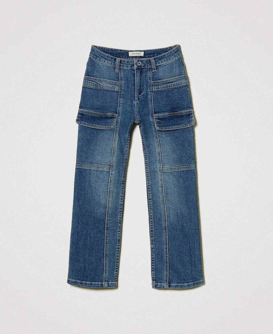 Twin Set Jeans cargo con tasche Prezzo Ridotto