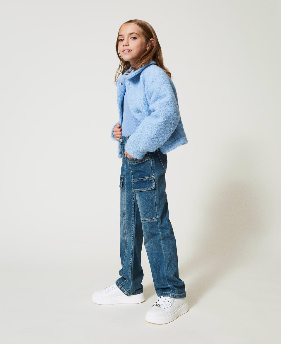 Twin Set Jeans cargo con tasche Prezzo Ridotto