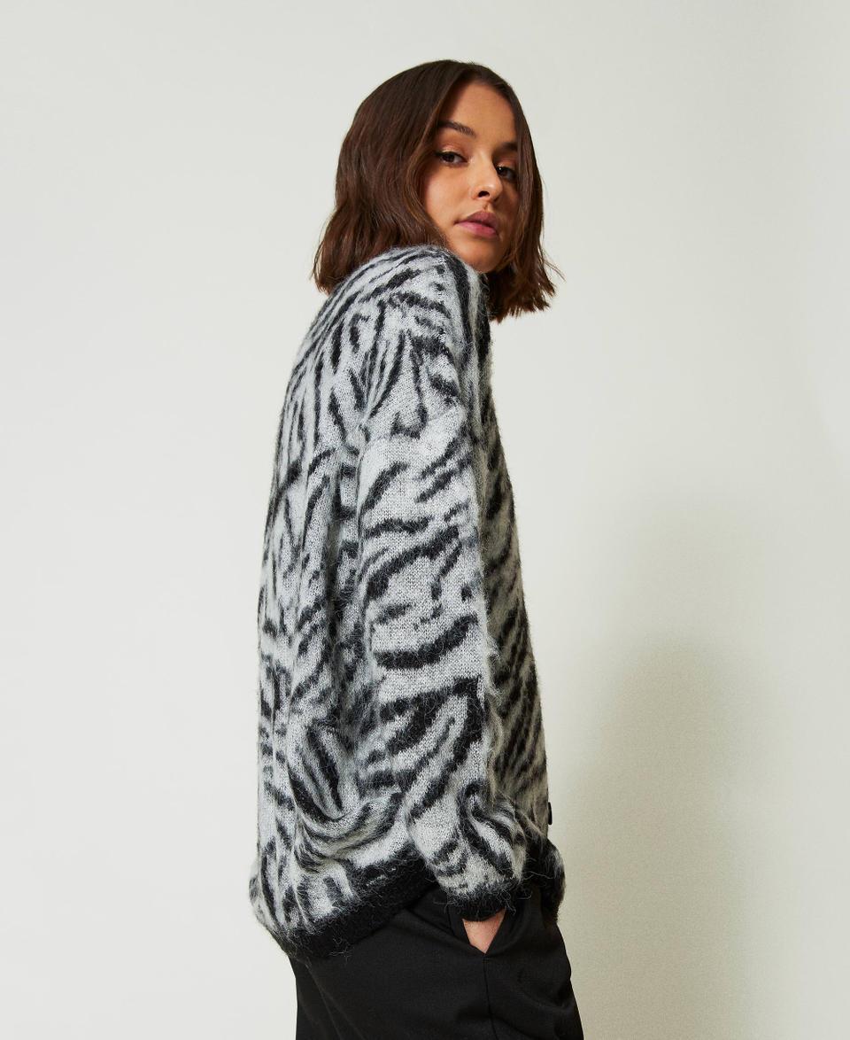 Twin Set Cardigan MYFO jacquard animalier Outlet