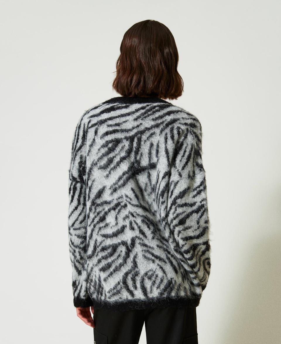 Twin Set Cardigan MYFO jacquard animalier Outlet