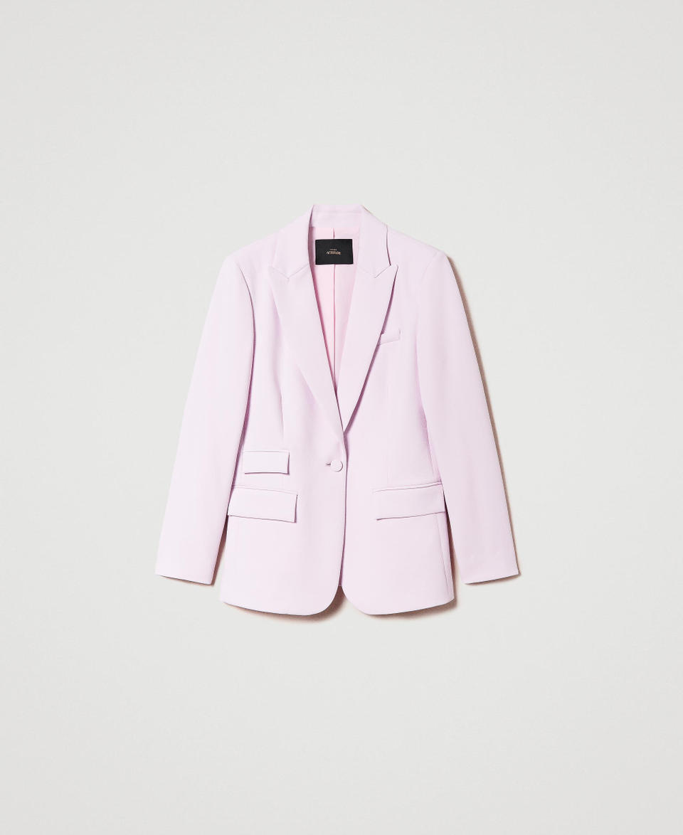 Twin Set Giacca blazer in crêpe cady Offerte