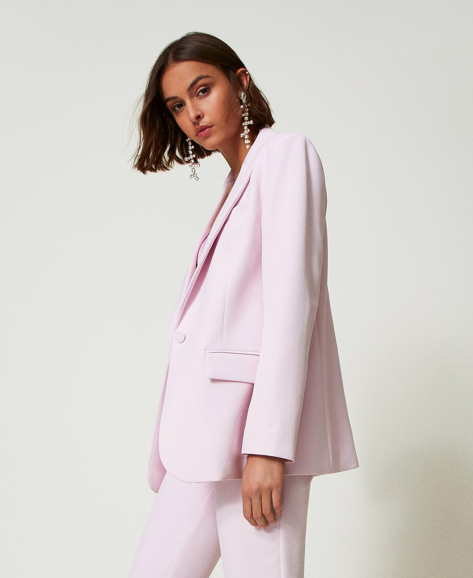 Twin Set Giacca blazer in crêpe cady Offerte