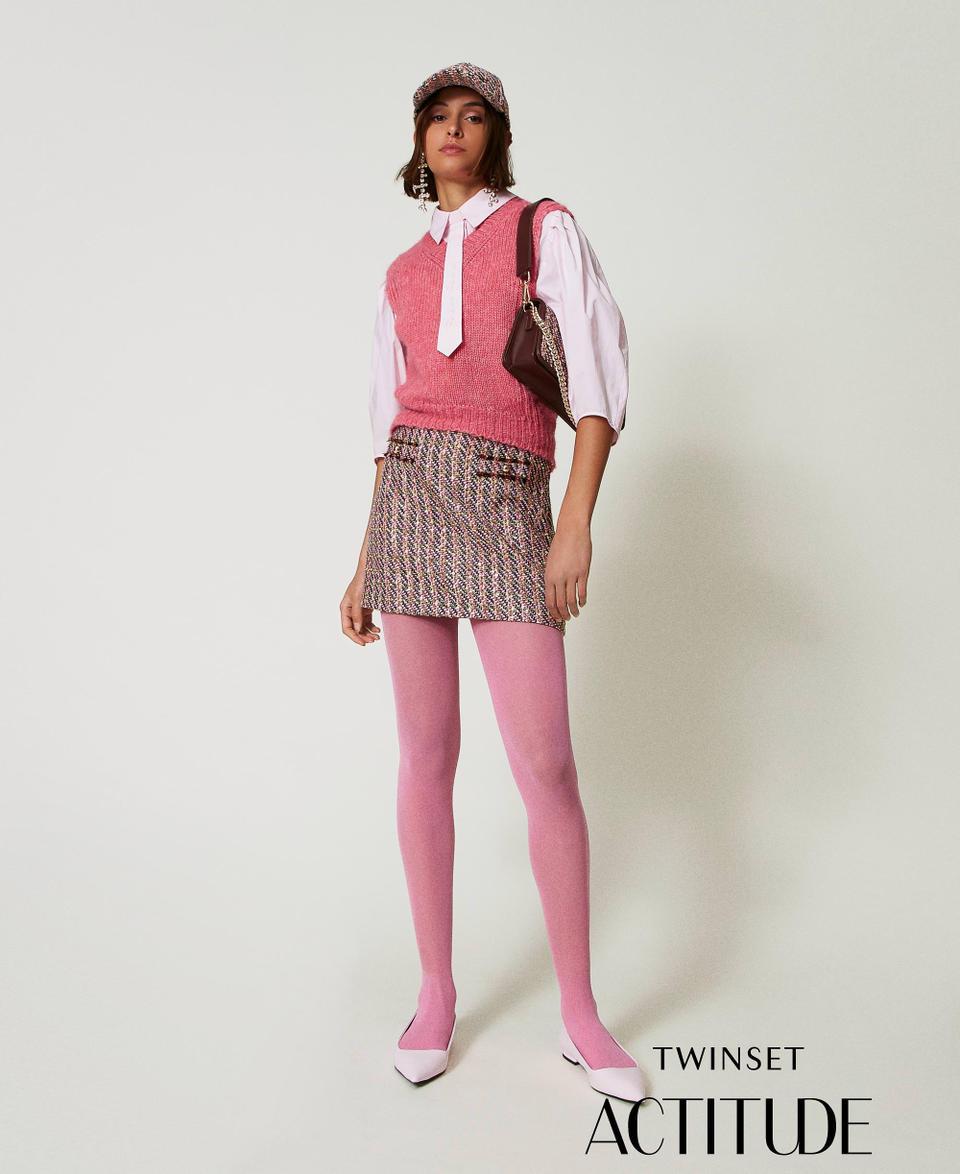 Twin Set Minigonna in bouclé e lurex Moda