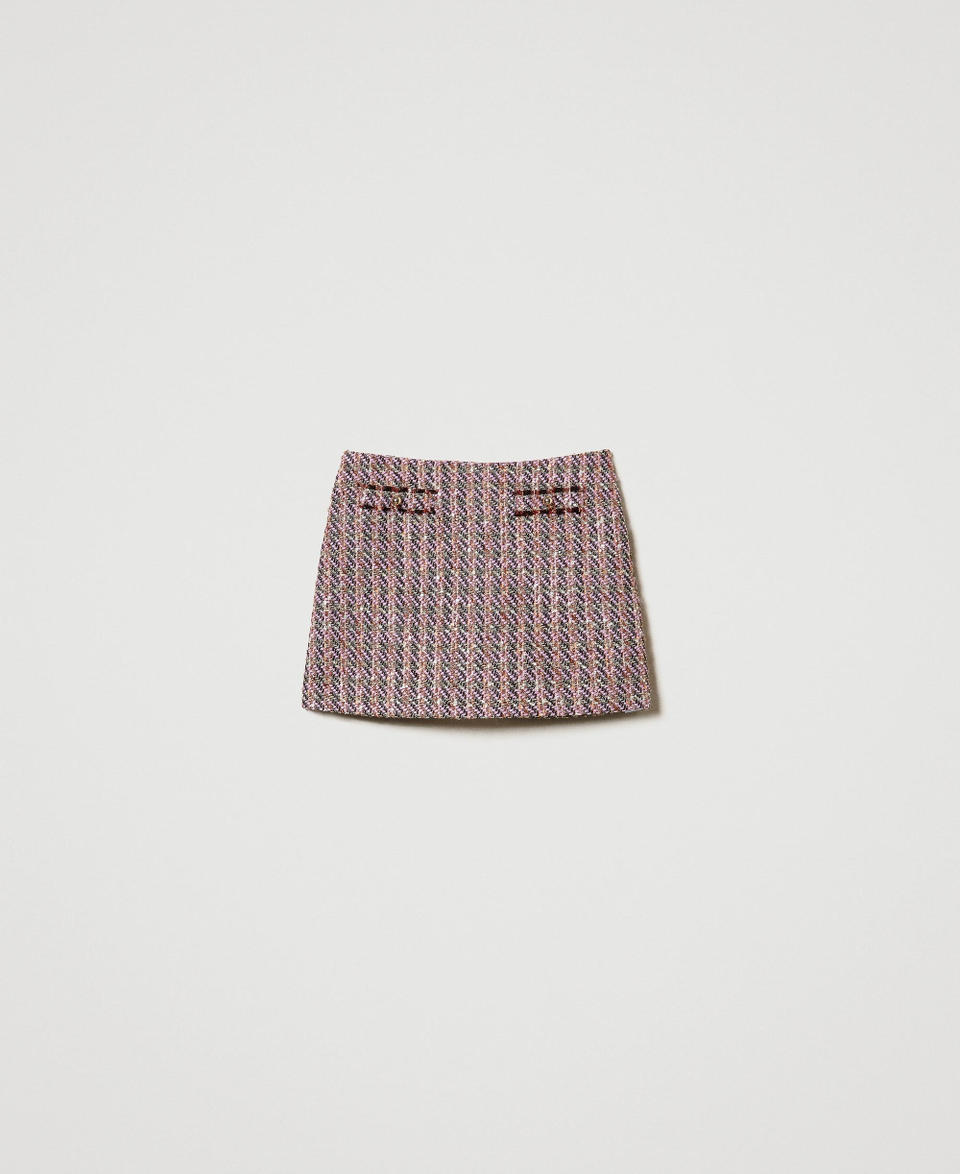 Twin Set Minigonna in bouclé e lurex Moda